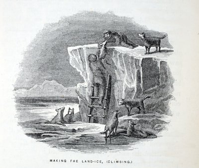 Making the Land-Ice, Climbing, illustration from 